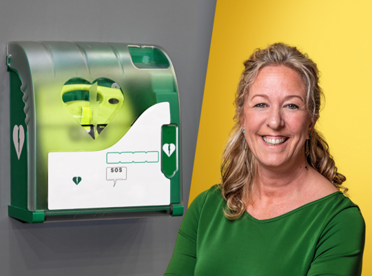 Karolien Grosemans pleit voor meer AED-kasten in Herk-de-Stad